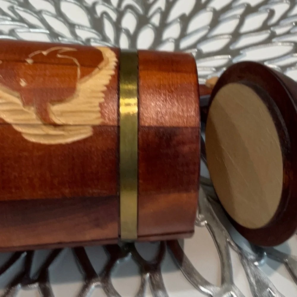 🪴Decorative Wooden Mug, 6.5” x 3.5”